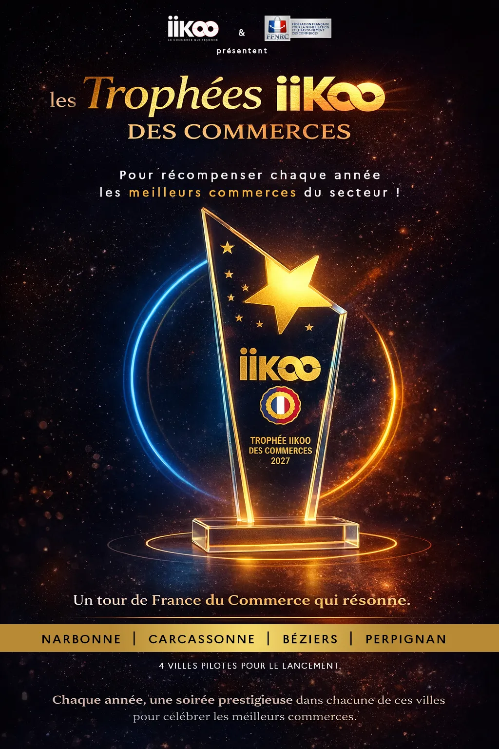 Affiche Trophées iiKoo des Commerces